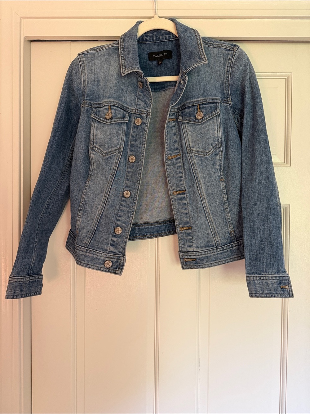 Talbots Light Blue Denim Jean Jacket